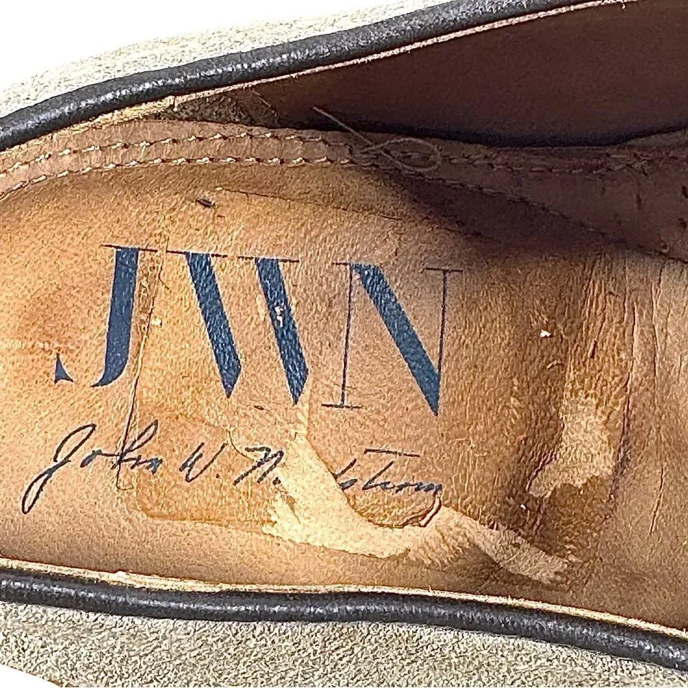 John W. Nordstrom Men’s Tan Suede Oxford Dress Shoes Size 8M EUC